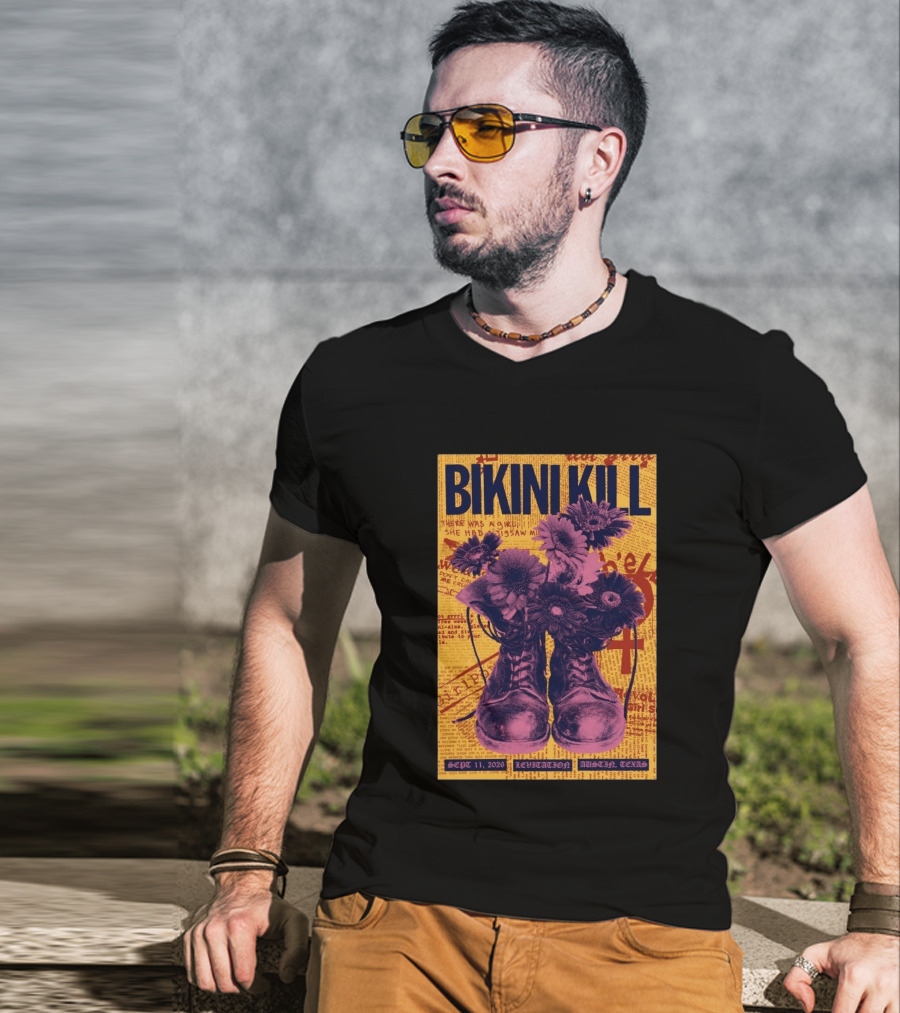 Bikini Kill Levitation Festival Austin Texas Sept 11 2026 T-Shirt