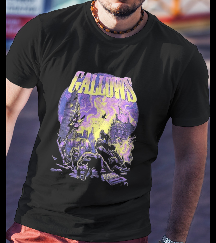 Gallows Orchestra Of Wolves Big Ben Chaos By Dan Mumford T-Shirt