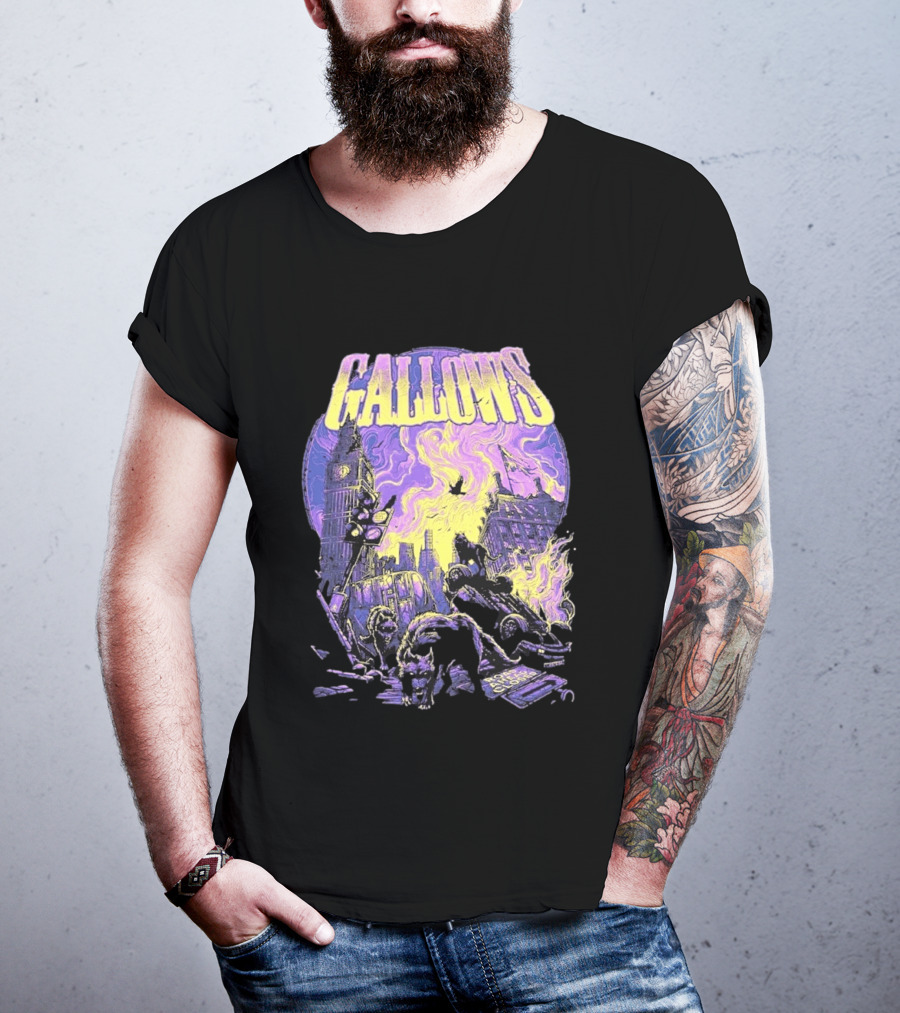 Gallows Orchestra Of Wolves Big Ben Chaos By Dan Mumford T-Shirt