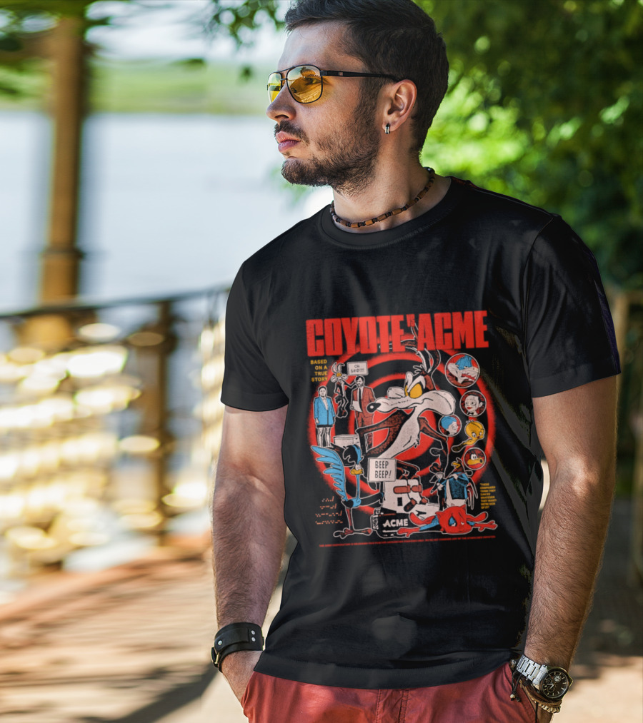 Coyote Vs Acme Based On A True Story Warner Bros Animation T-Shirt
