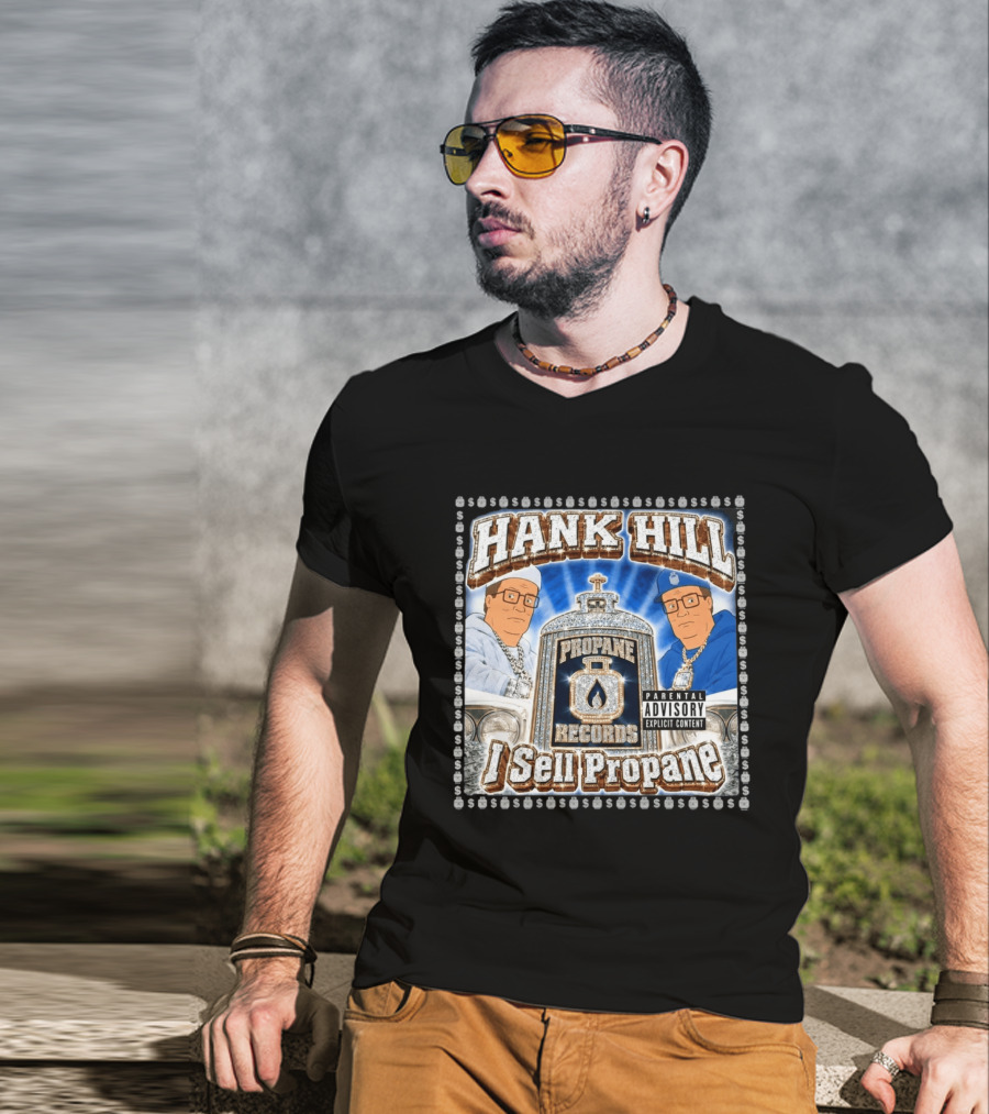 Hank Hill Propane Records I Sell Propane T-Shirt