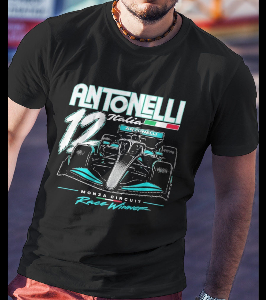 Antonelli Italia 12 Monza Circuit Race Winner T-Shirt
