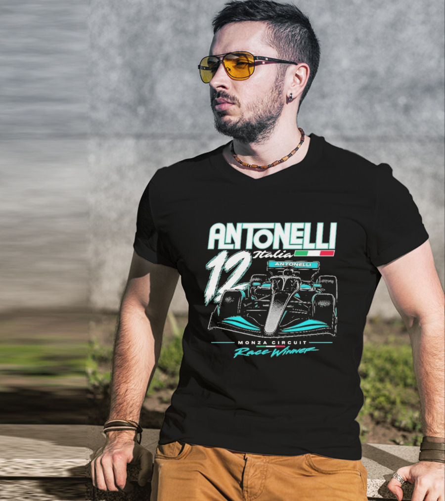 Antonelli Italia 12 Monza Circuit Race Winner T-Shirt