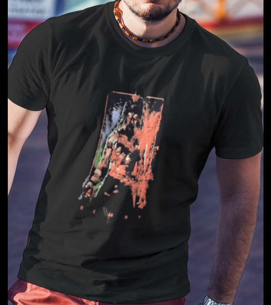 Finn Balor The Demon WWE Paint Splatter T-Shirt