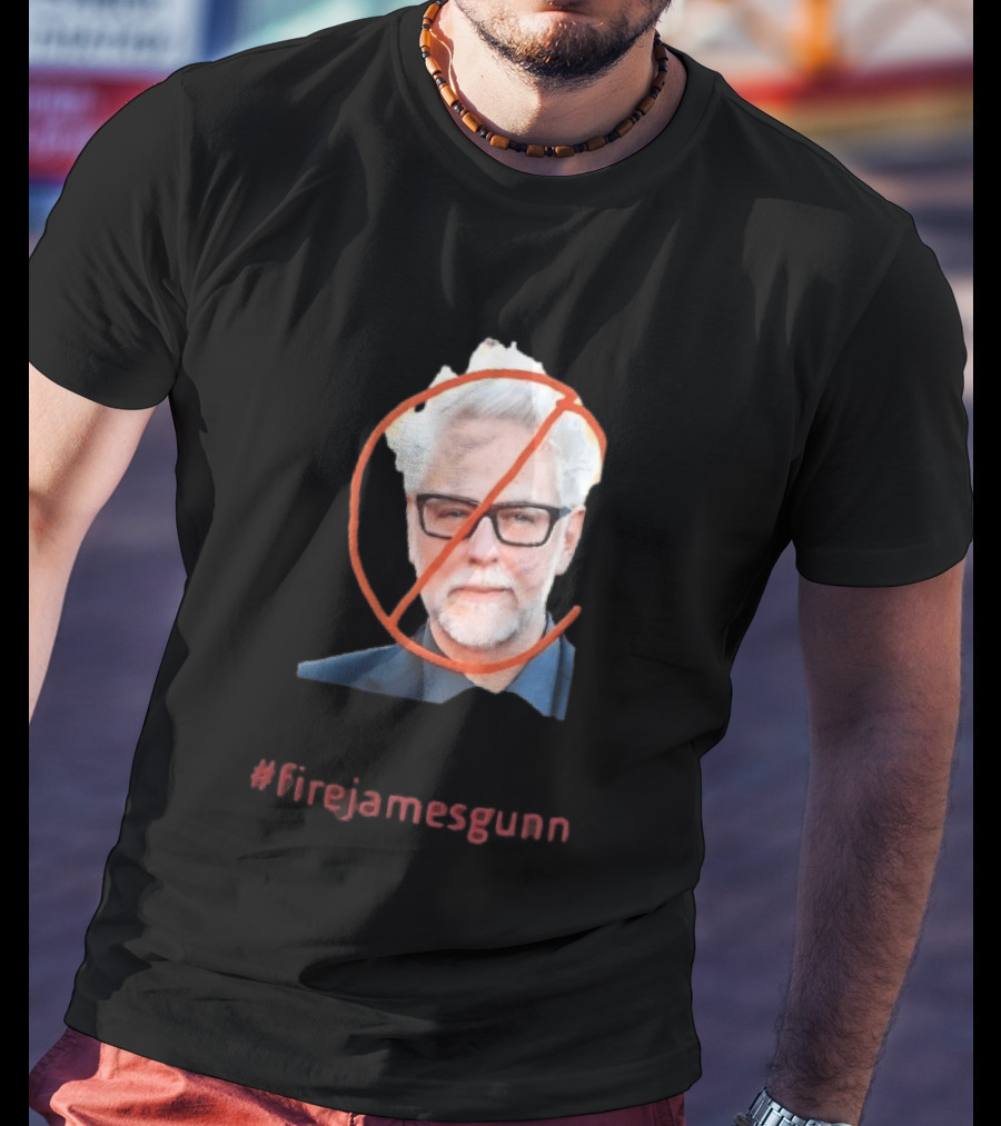 #FireJamesGunn Photo Red No T-Shirt