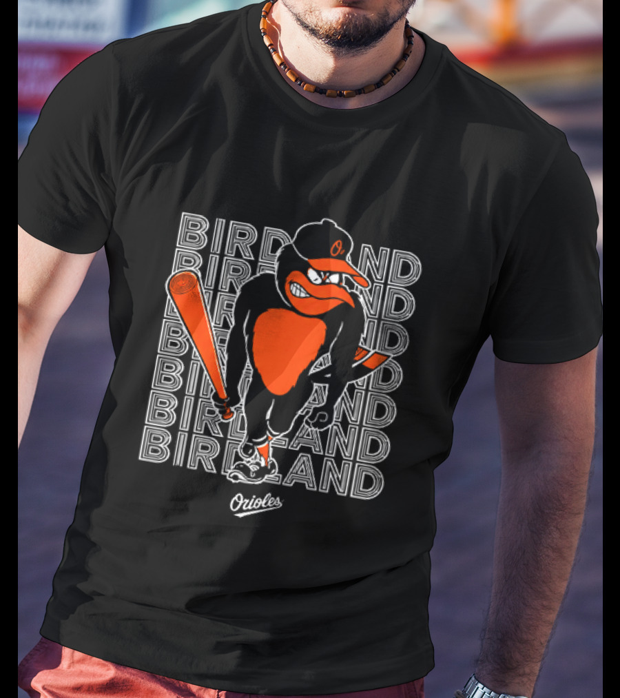 Orioles Birdland Angry Bird 2026 Giveaway T-Shirt