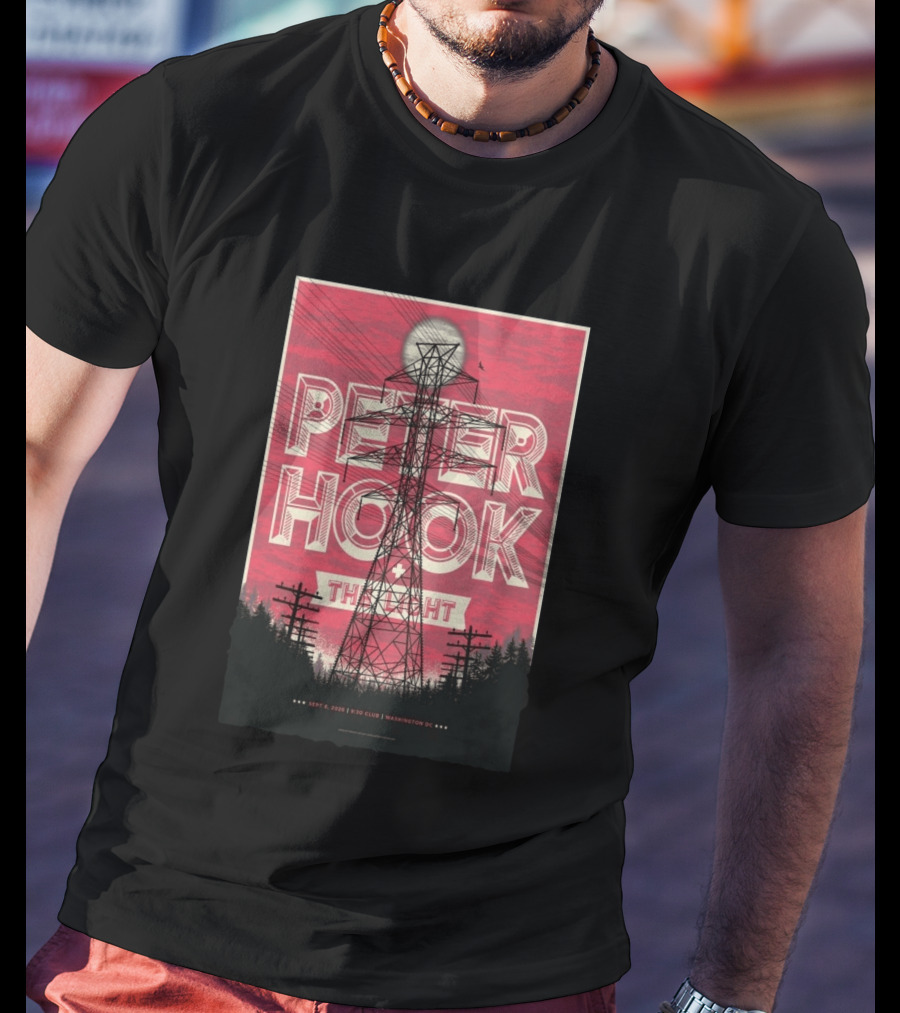 Peter Hook The Light 2026 Washington DC 930 Club Limited Edition T-Shirt