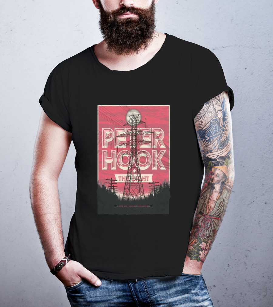 Peter Hook The Light 2026 Washington DC 930 Club Limited Edition T-Shirt