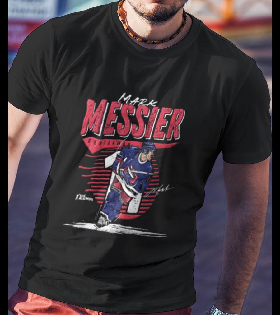 Mark Messier New York Rangers Hockey NHL Player T-Shirt