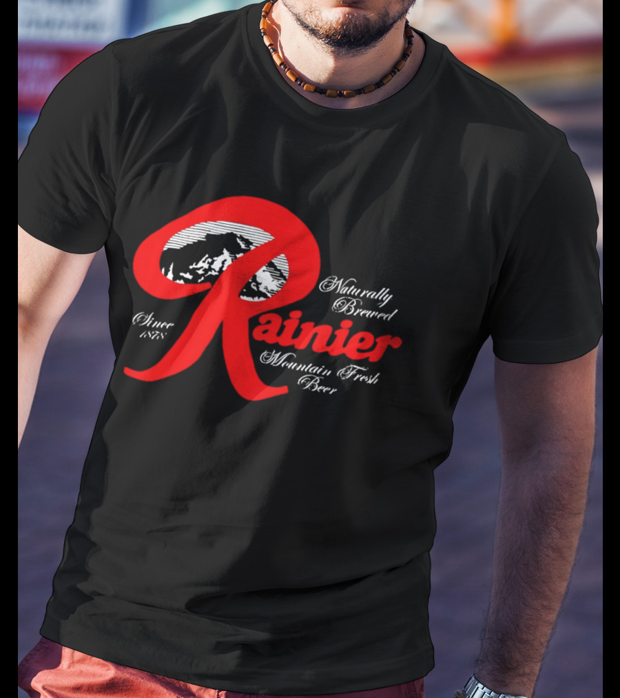 Since 1878 Rainier Naturally Brewed Mountain Fresh Beer T-Shirt