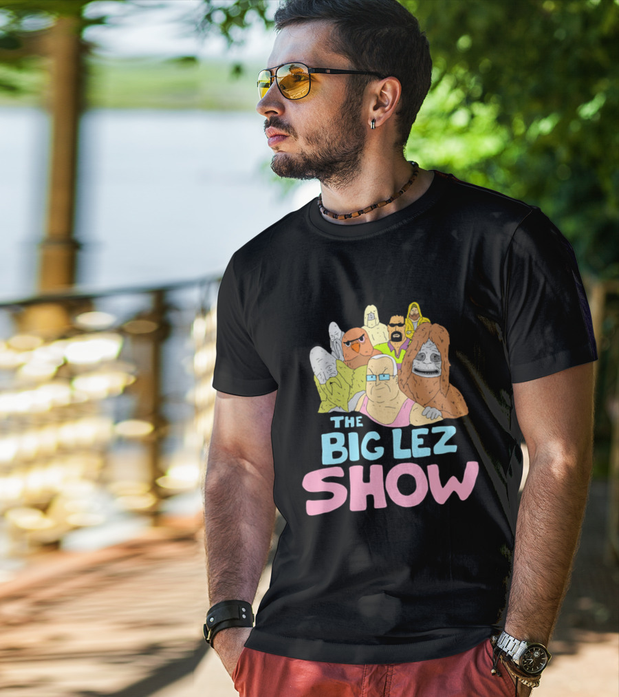The Big Lez Show Characters Animation Cast Compilation T-Shirt