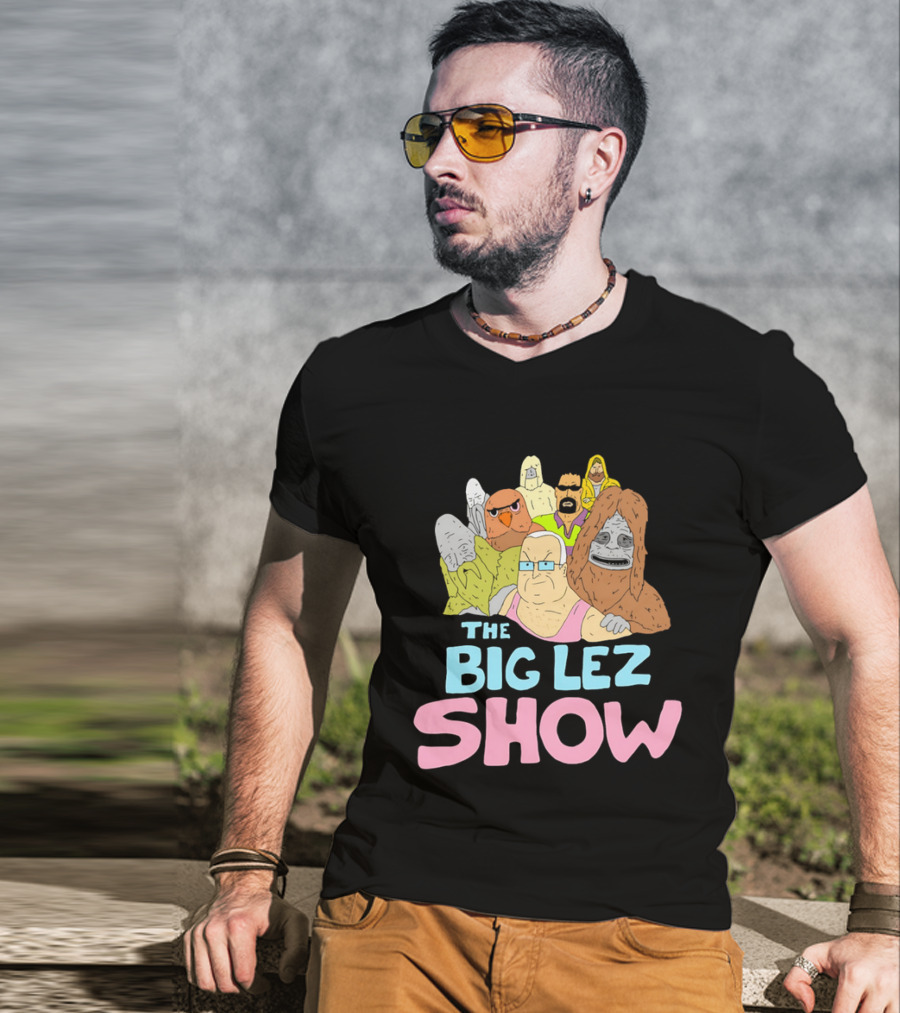The Big Lez Show Characters Animation Cast Compilation T-Shirt