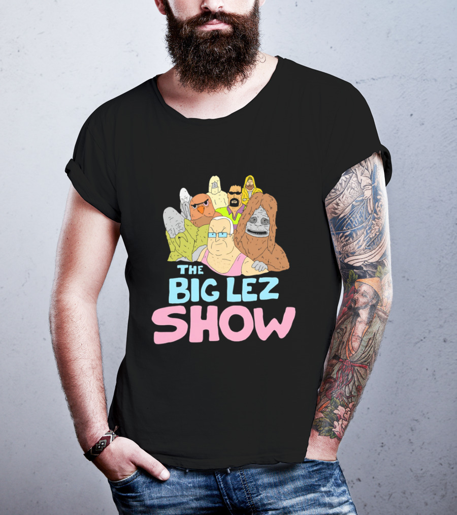 The Big Lez Show Characters Animation Cast Compilation T-Shirt