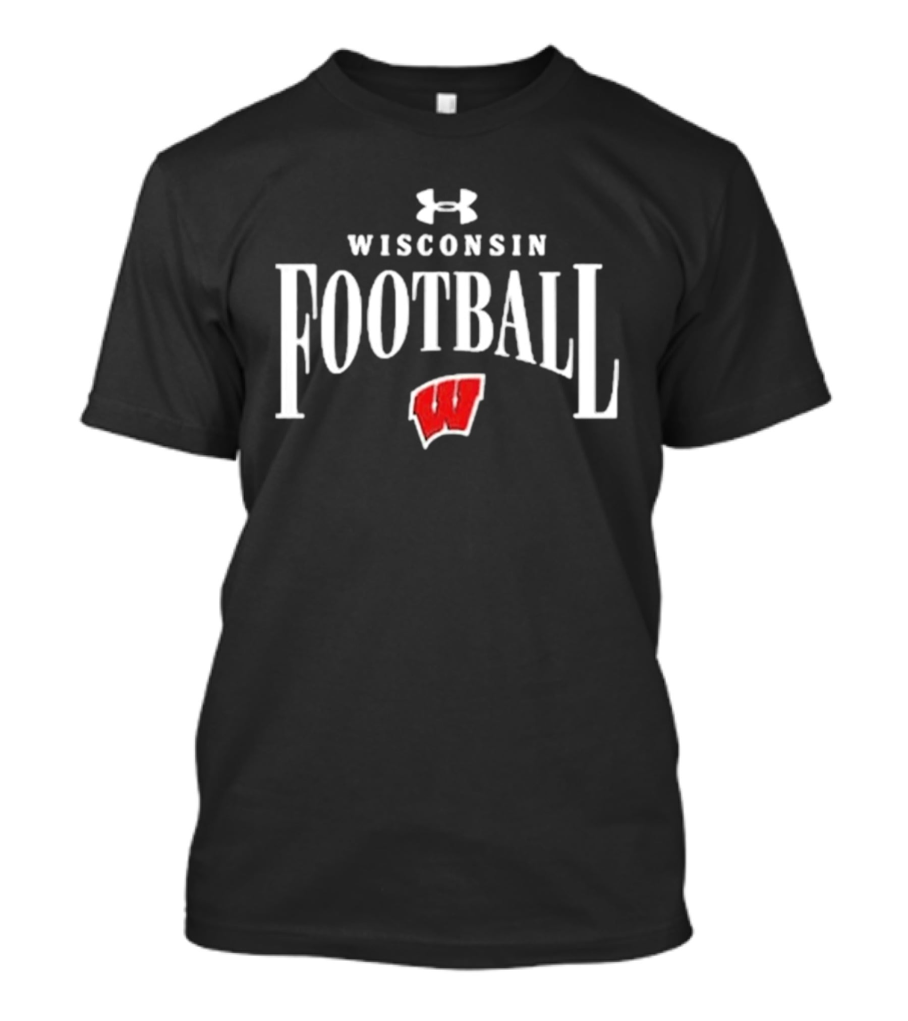 Wisconsin Badgers Football Jump Around 2026 Under Armour W T-Shirt