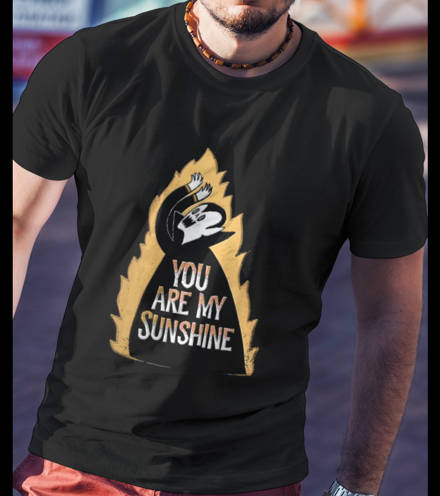 You Are My Sunshine Vampire Flames Distressed T-Shirt