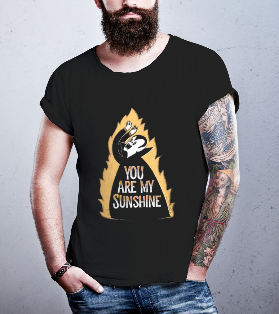 You Are My Sunshine Vampire Flames Distressed T-Shirt