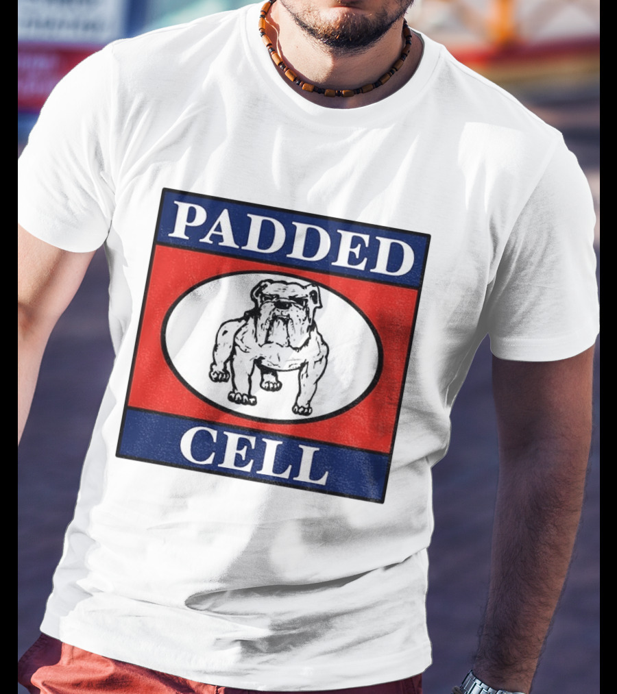 Punk Rock Padded Cell Bulldog Oval T-Shirt