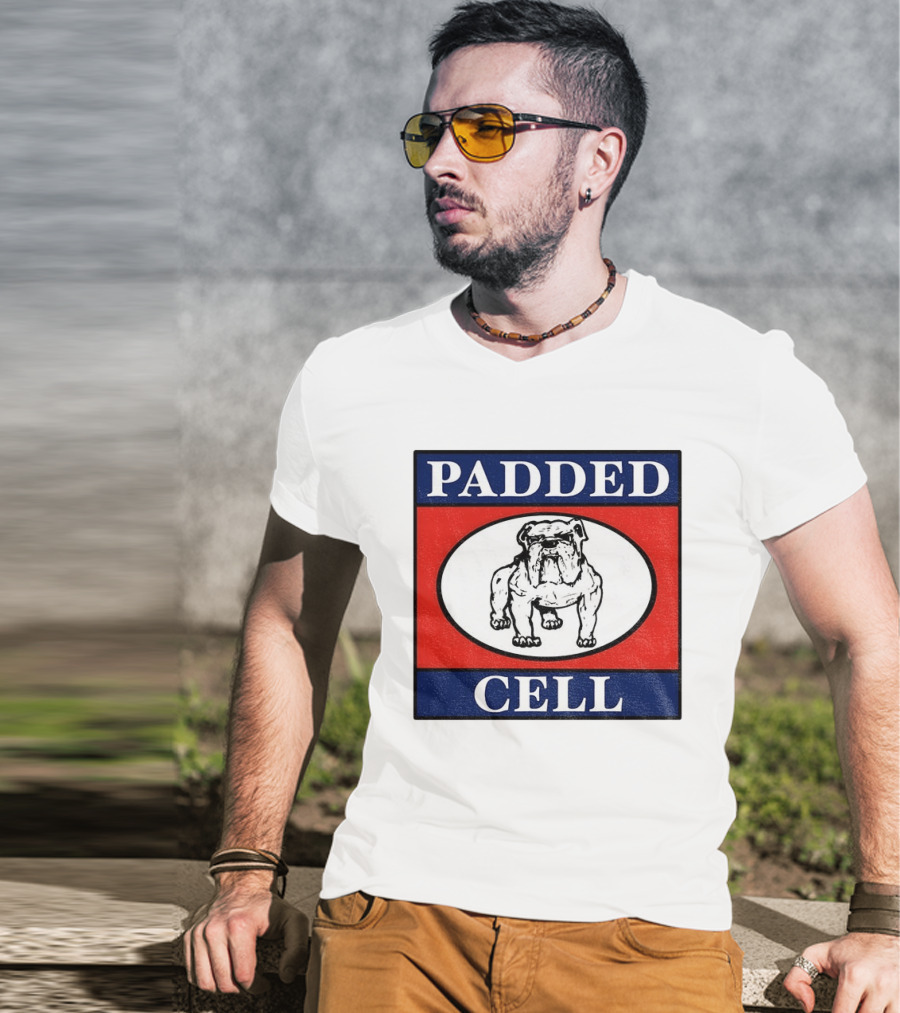 Punk Rock Padded Cell Bulldog Oval T-Shirt