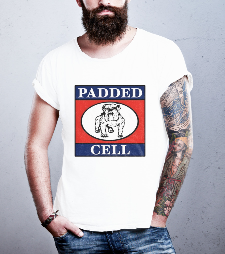 Punk Rock Padded Cell Bulldog Oval T-Shirt