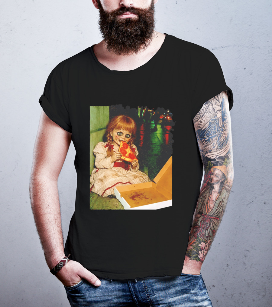 Annabelle Pizza Night Halloween T-Shirt