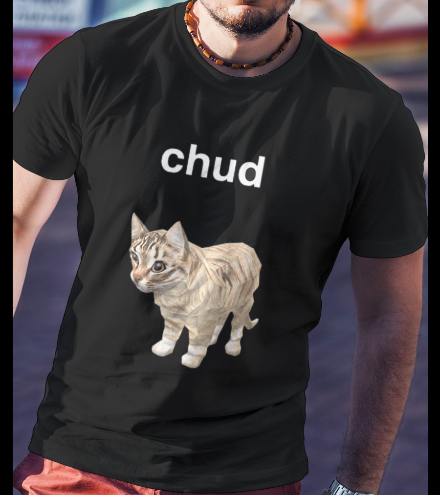 Chud Cat Meme Funny Internet Culture T-Shirt