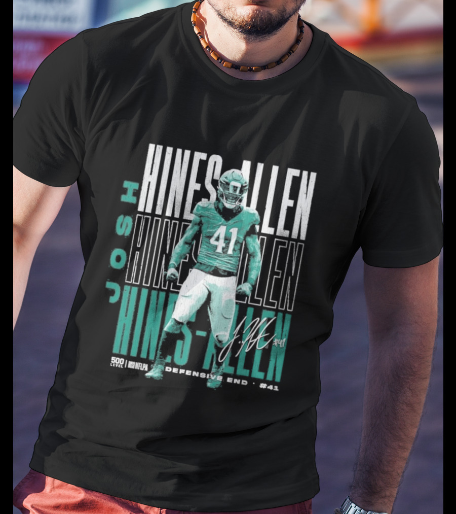Josh Hines Allen 41 Jacksonville Football Repeat T-Shirt