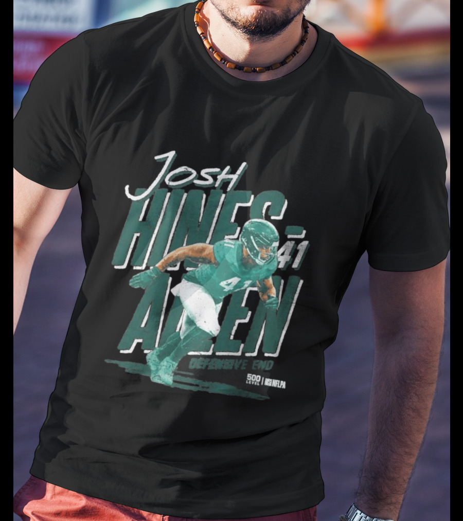 Josh Hines Allen 41 Defensive End NFLPA 500 Level T-Shirt