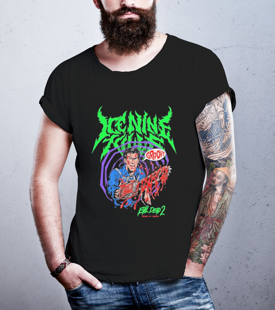 Ice Nine Kills Groovy Evil Dead 2 Blood Guts 2026 T-Shirt