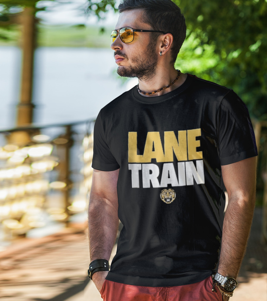 LSU Tigers NCAA Lane Train With Fierce Tiger T-Shirt