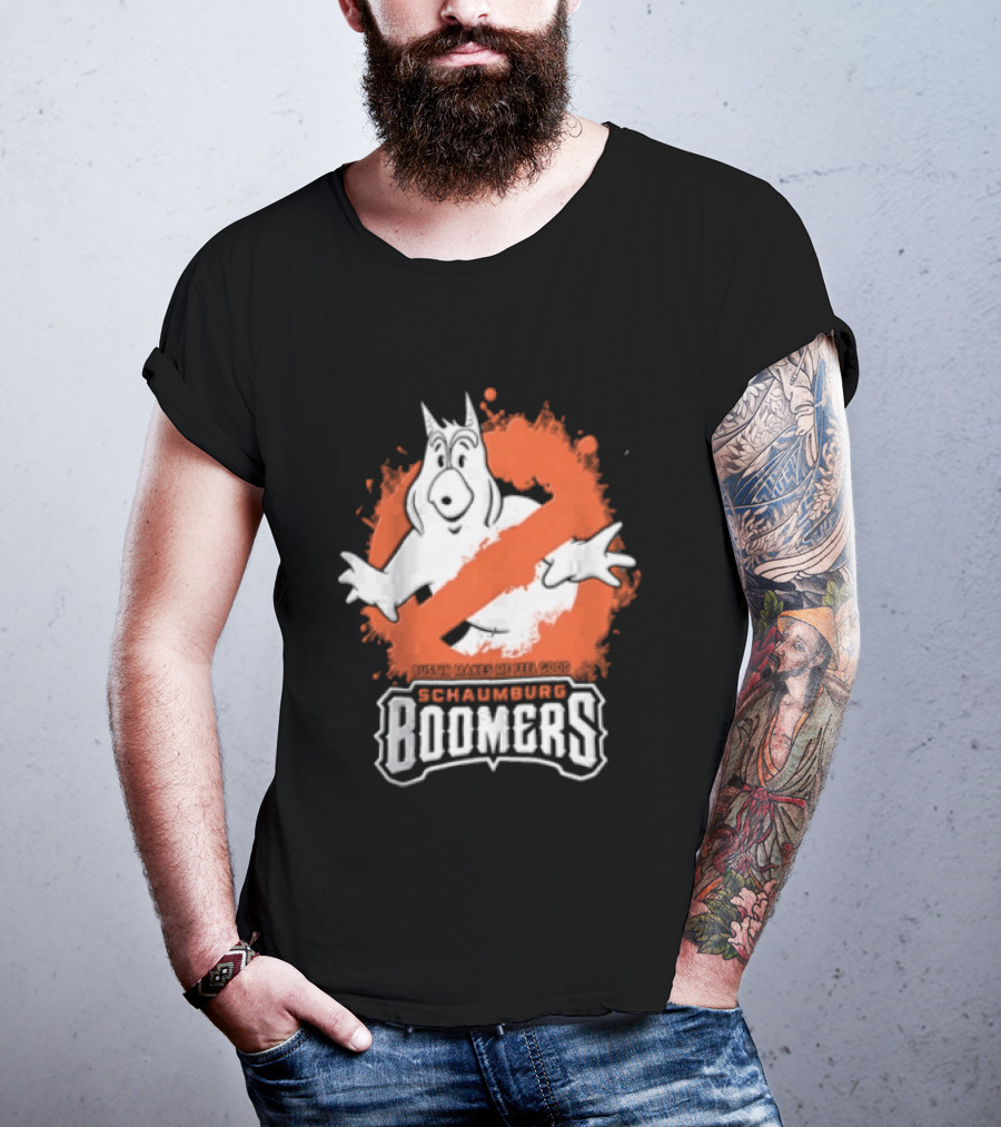 Schaumburg Boomers Bustin Makes Me Feel Good Ghostly T-Shirt