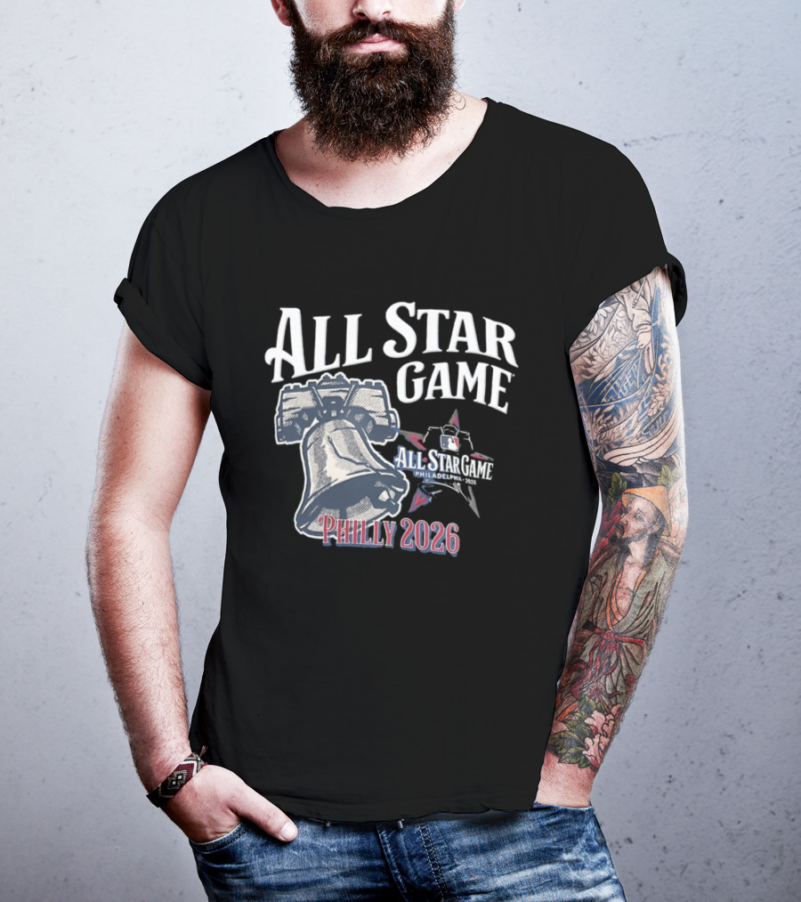 MLB Philadelphia Phillies All Star Game Liberty Bell Philly 2026 T-Shirt