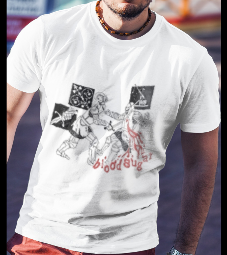 Blood Sugar Knights Duel Medieval Combat Flames T-Shirt