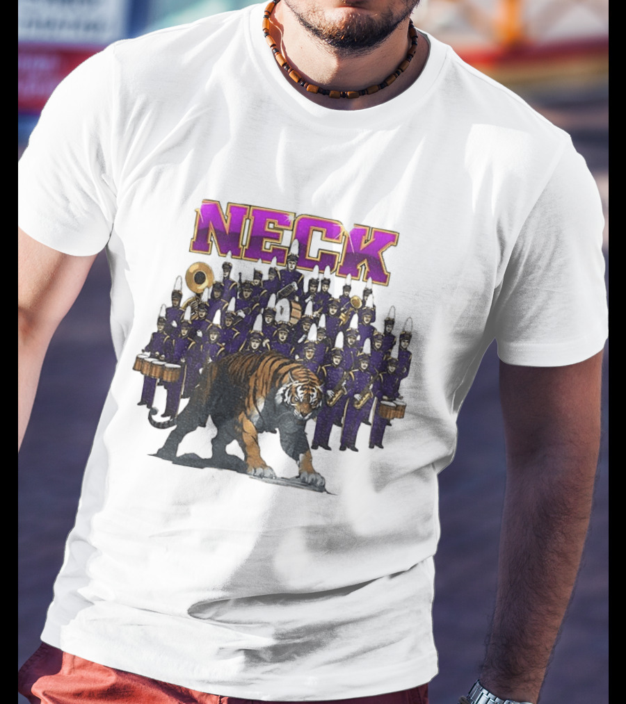 LSU Tigers Neck Marching Band Louisiana State University T-Shirt