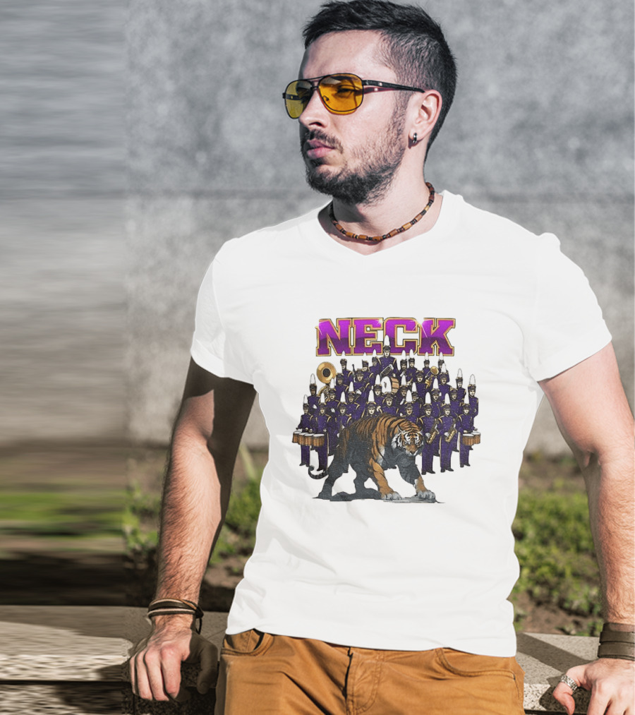 LSU Tigers Neck Marching Band Louisiana State University T-Shirt