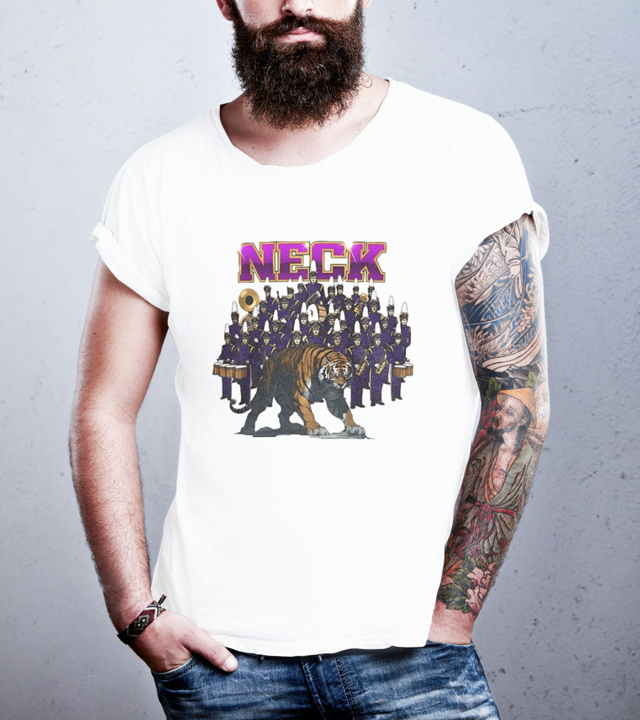 LSU Tigers Neck Marching Band Louisiana State University T-Shirt