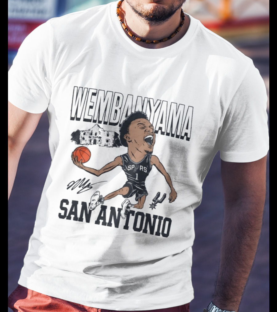 Wembanyama San Antonio Basketball Spurs Texas T-Shirt