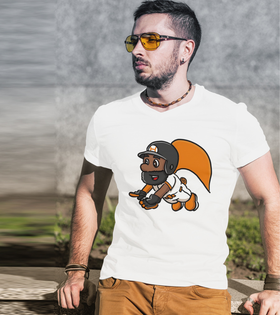 Super Baseball Bros Diving Catch Gamer Parody Superhero Player T-Shirt