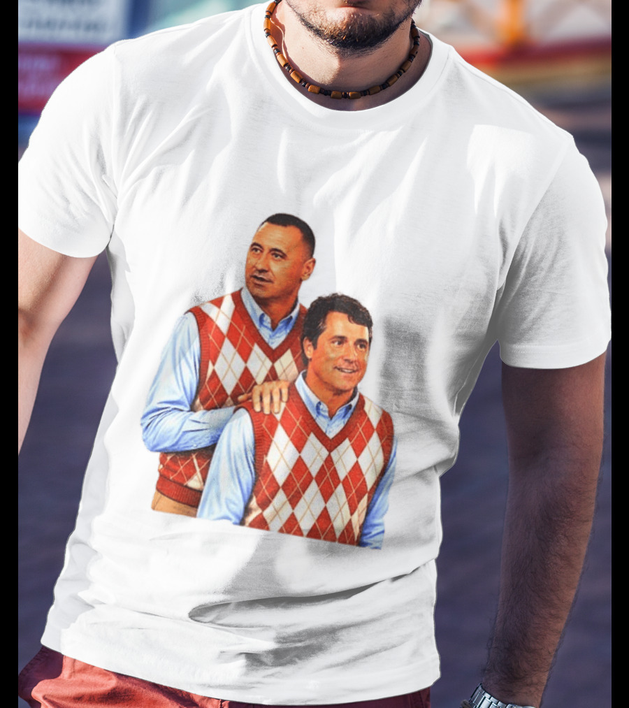Texas Longhorns Football Coach Step Brothers Argyle Sweater Comedy T-Shirt