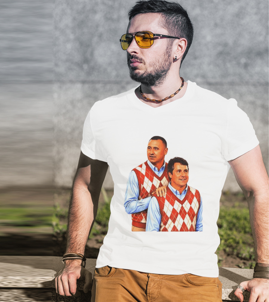 Texas Longhorns Football Coach Step Brothers Argyle Sweater Comedy T-Shirt