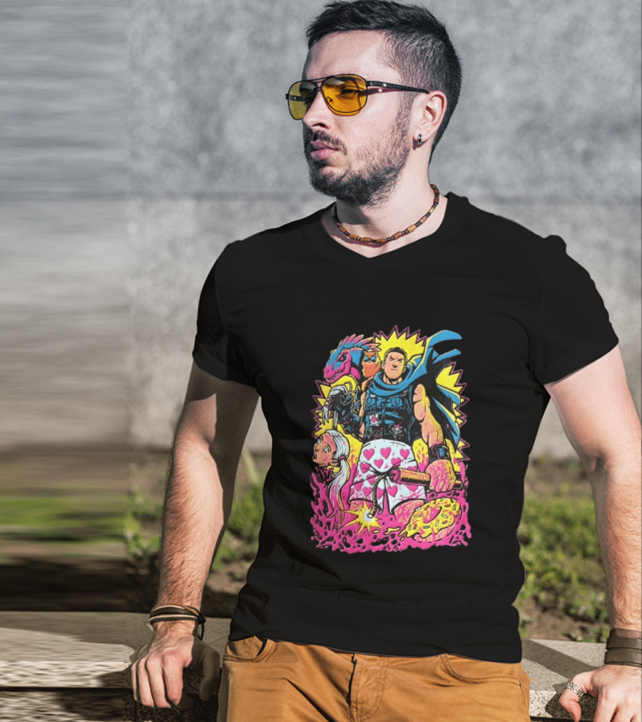 Goddamnit Donut Miss Me Matt Dinniman Neon Warrior Heart Boxers Dinosaur Cat T-Shirt