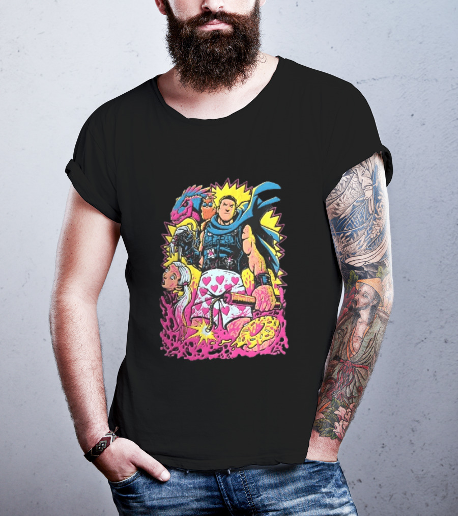 Goddamnit Donut Miss Me Matt Dinniman Neon Warrior Heart Boxers Dinosaur Cat T-Shirt