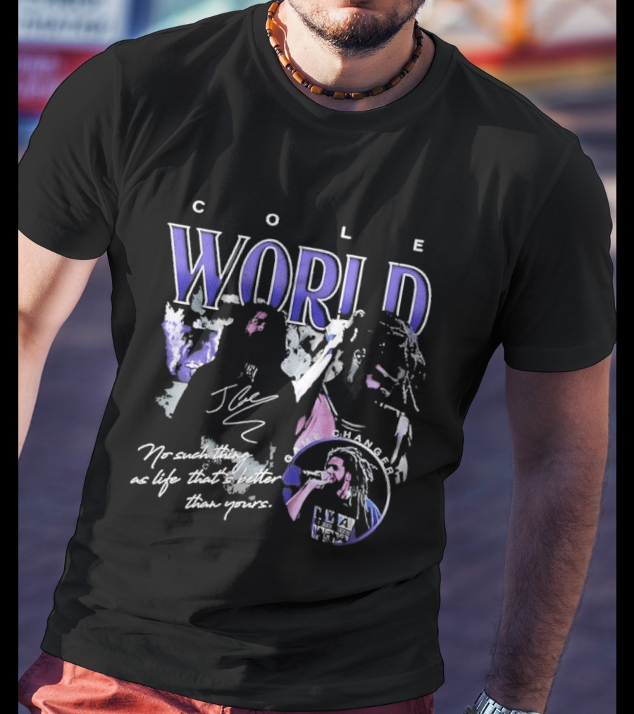 Cole World J. Cole Inspirational Music Game Changer T-Shirt