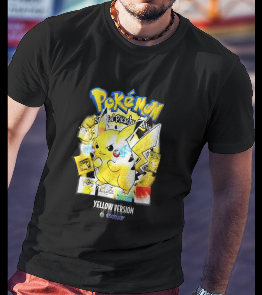 Pokémon Special Pikachu Edition Yellow Version Game Boy Nintendo T-Shirt