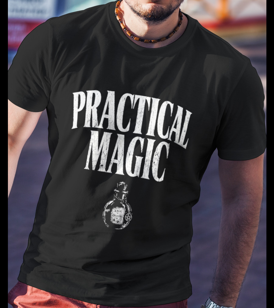 Practical Magic Vintage Potion Bottle 2026 T-Shirt