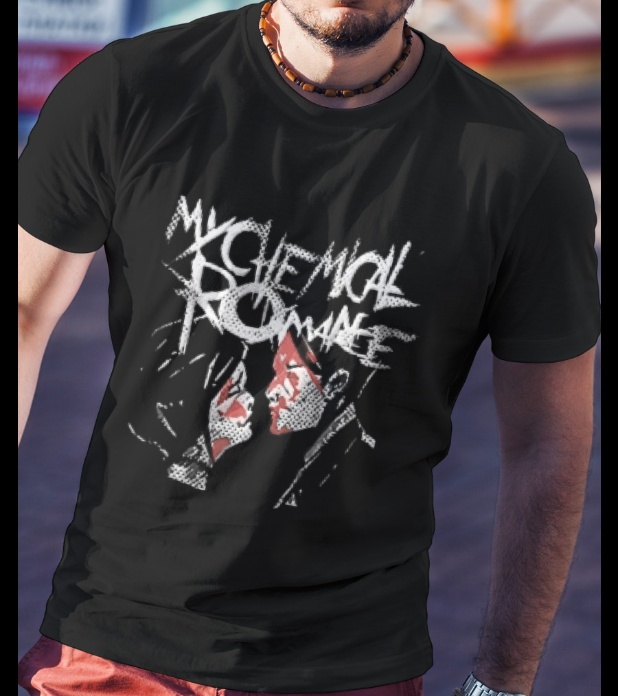 My Chemical Romance Bloody Romance Halftone T-Shirt