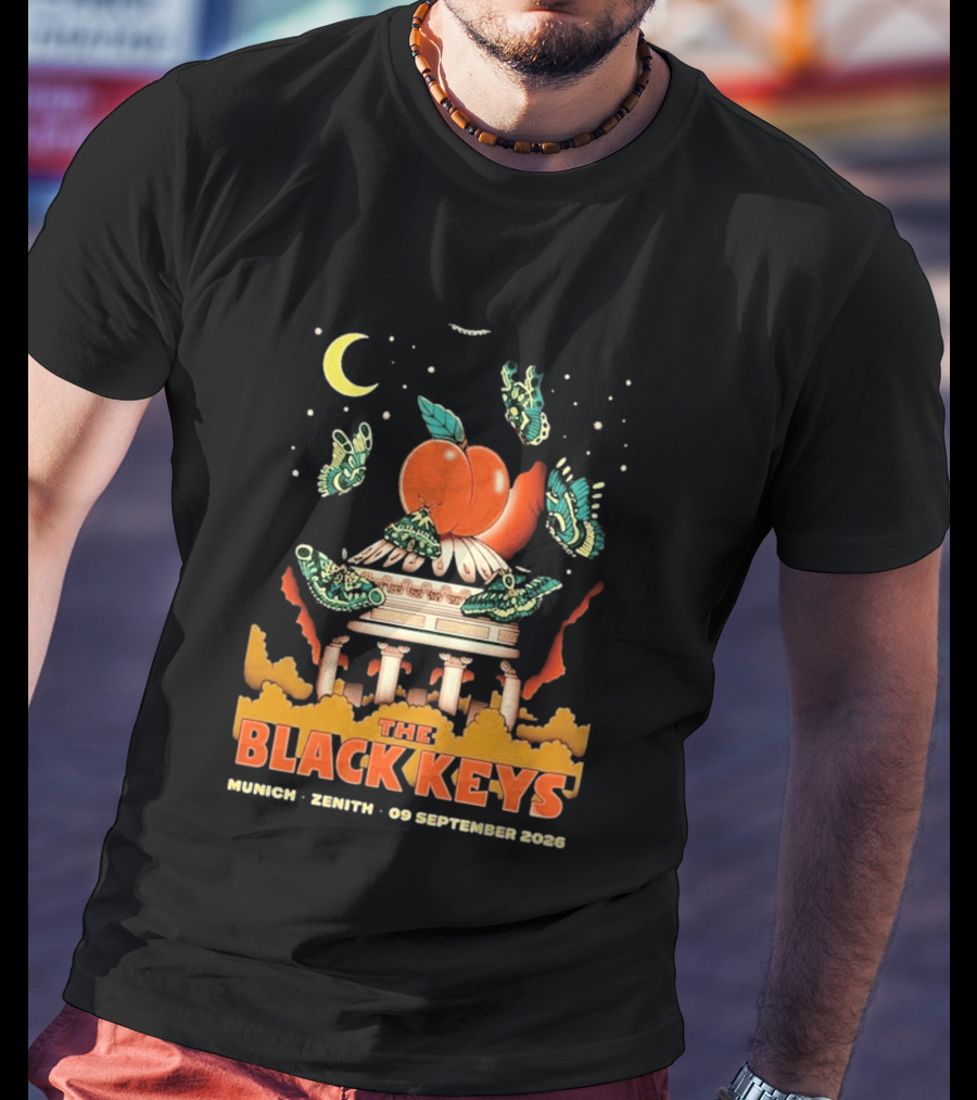 The Black Keys Peaches N Kream World Tour Munich Zenith September 2026 T-Shirt
