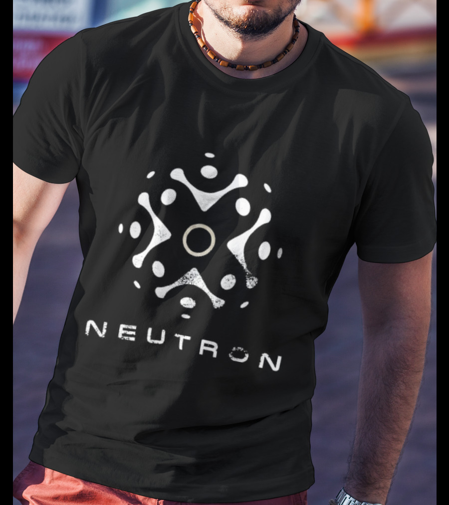 Neutron Minimalist Modern Atomic T-Shirt