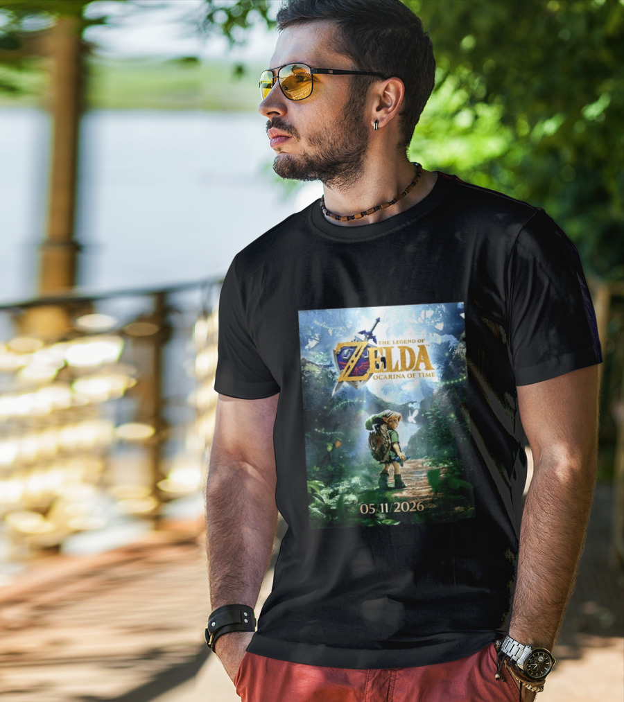 The Legend Of Zelda Ocarina Of Time 05/11/2026 Nitendo Switch 2 Release T-Shirt