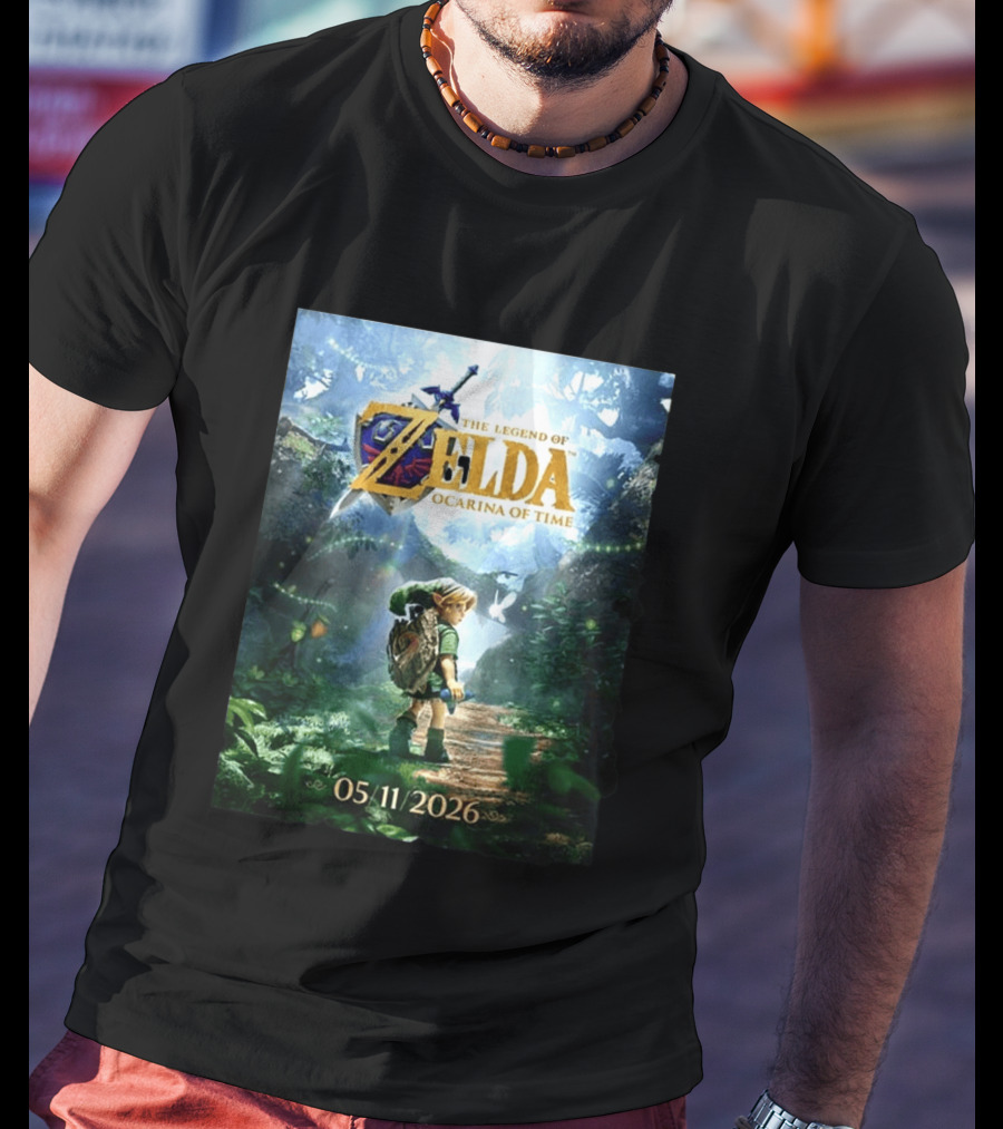 The Legend Of Zelda Ocarina Of Time 05/11/2026 Nitendo Switch 2 Release T-Shirt
