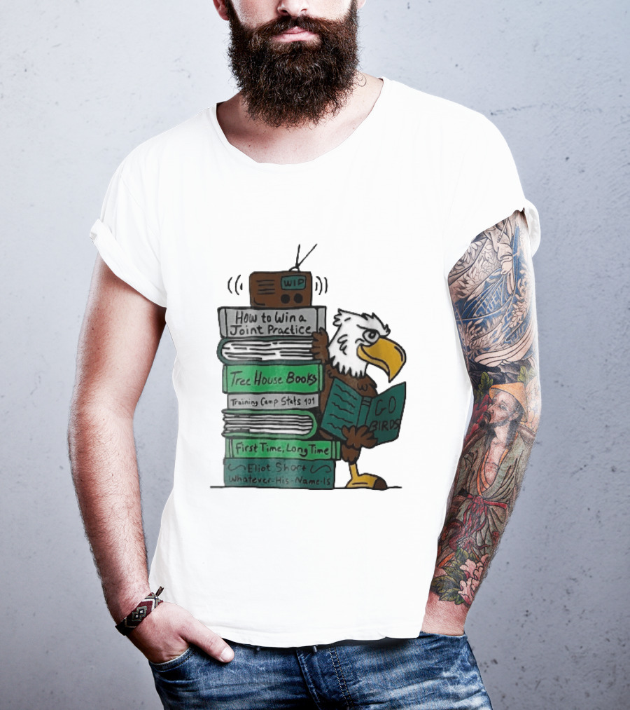 How To Win A Joint Practice Eliot Short Cartoon Eagle Go Birds Tree House Books T-Shirt